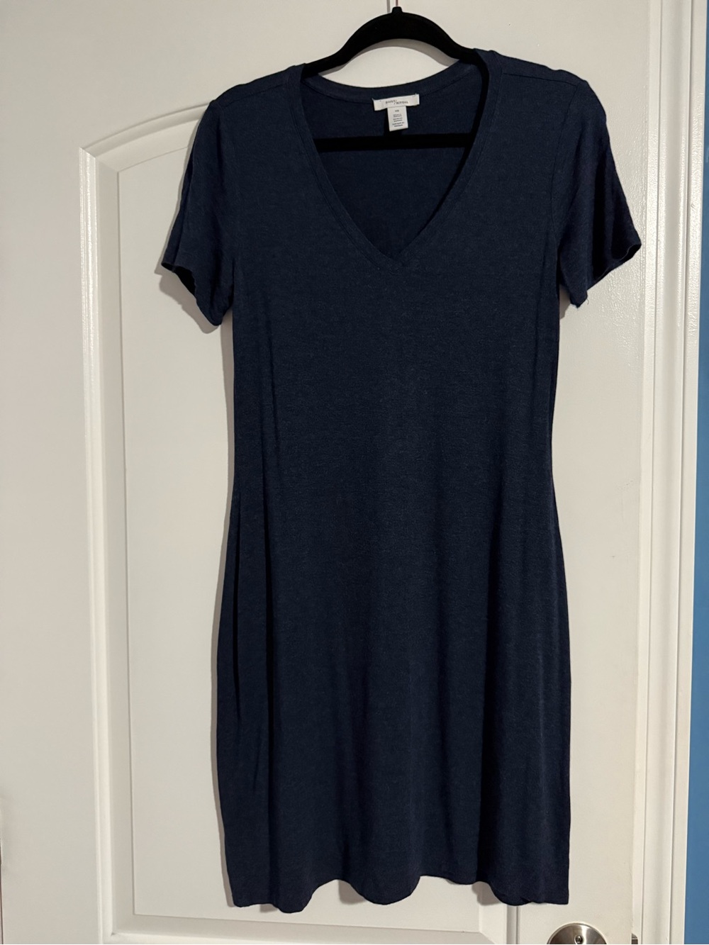 Heather Navy Teeshirt Dress